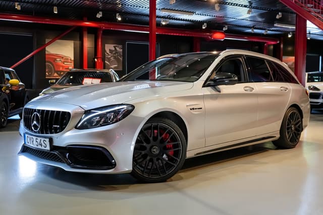 Mercedes-Benz AMG C 63S kombi 510hk Night Package Panorama Designo